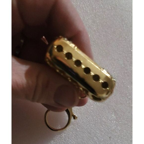 NWOT - Enamel Pink and Gold Tone Mini Handbag Purse Charms - Picture 7 of 16